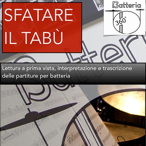 sfatare il tabu lezioni batteria genova corso percussioni musica 360