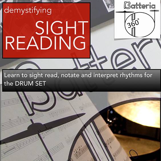 demystifying sight reading drum course genova school lessons batteria 360